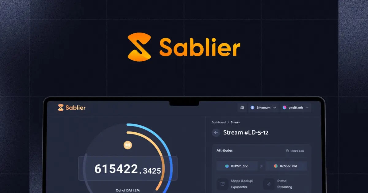 Sablier application banner showing the main interface