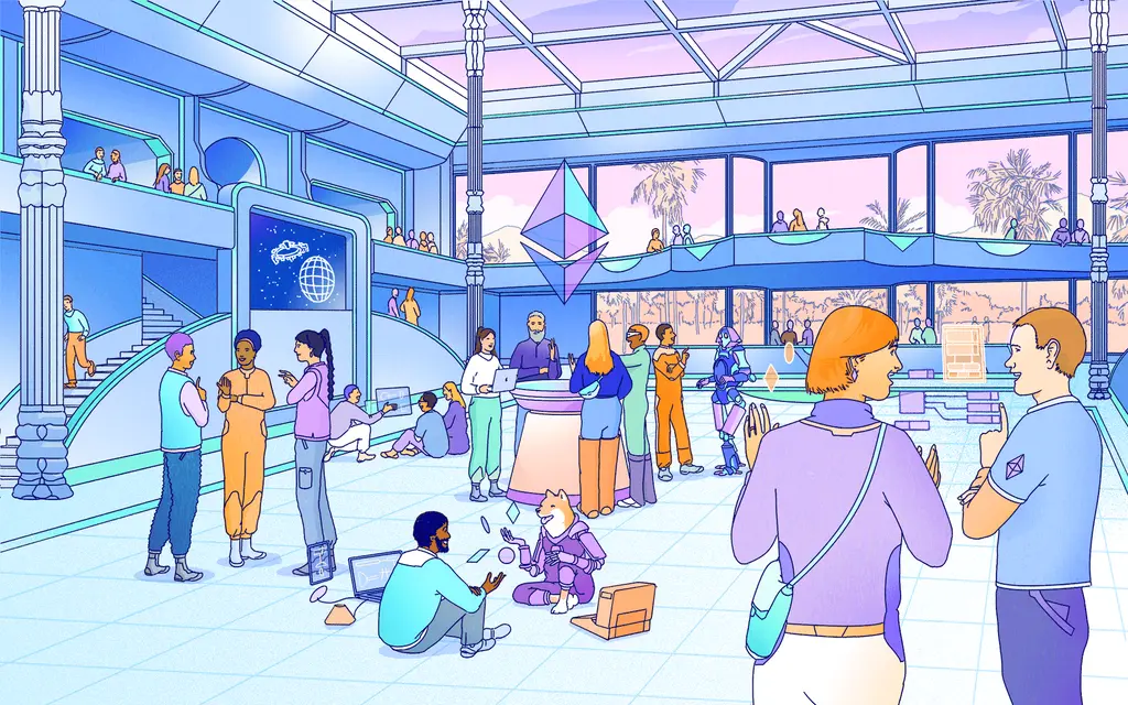 Ethereum community illustration