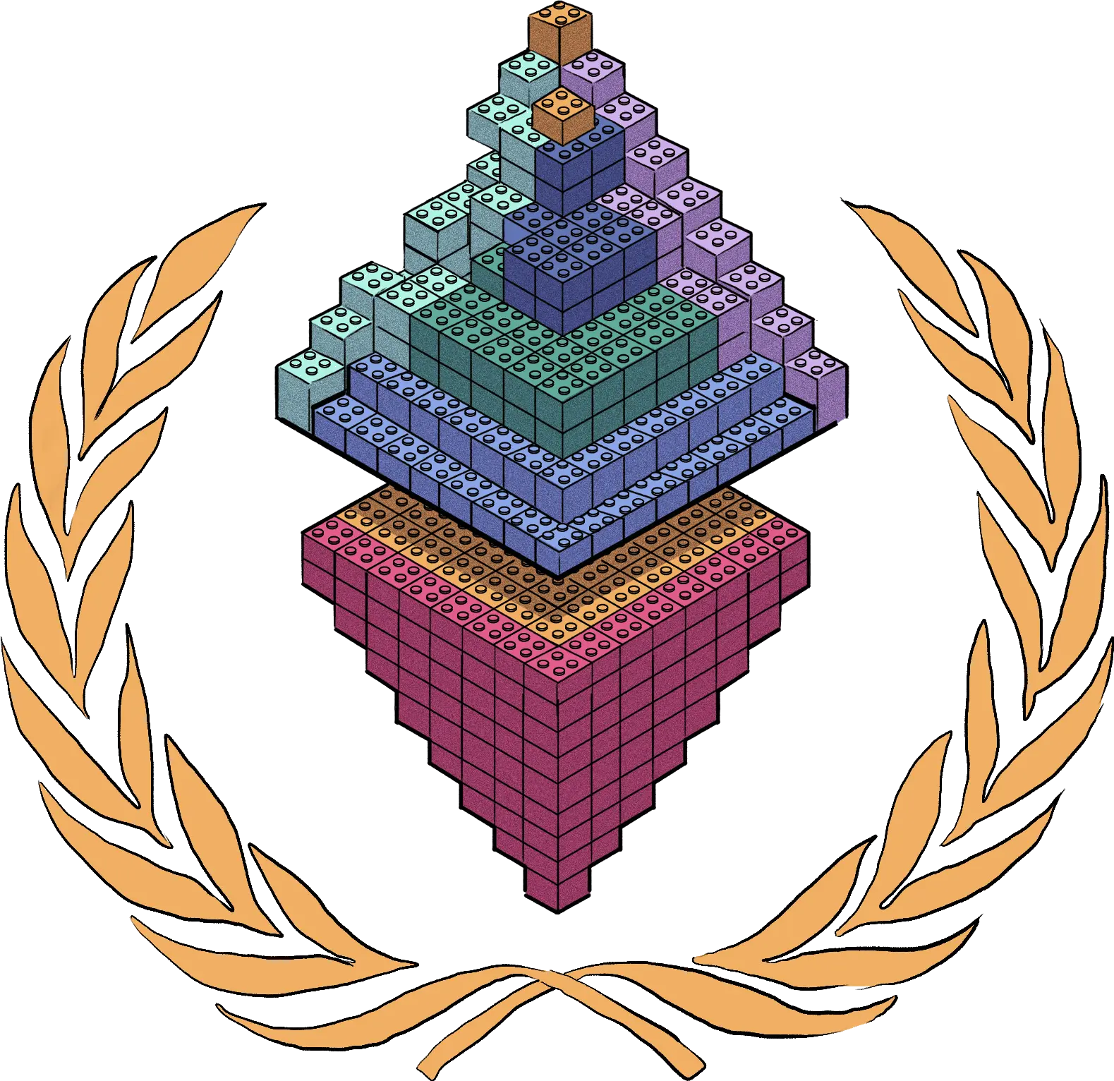 Illustration of a futuristic computer set up, powered by Ethereum crystals.